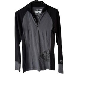 Sweet Protection 100% Merino Wool 200grm2 Base Layer Top Black Grey Size S
